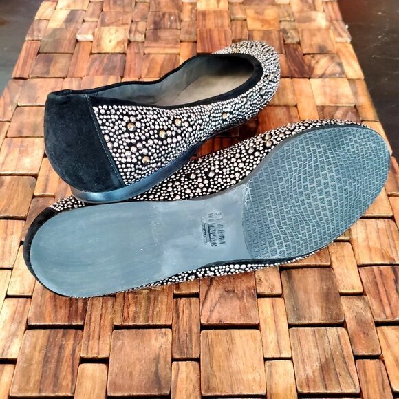 Stuart Weitzman Cia Nubeads Studded Ballet Flats - Picture 6 of 6